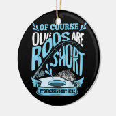 ロッおもしろいドはショートアイス魚釣りパパグランパ セラミックオーナメント (左)