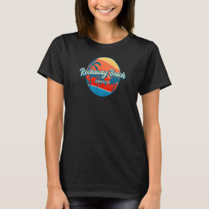 ロッカウェイビーチオレゴン夏またはトロピカルダディートラ Tシャツ