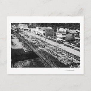 ロッカウェイ、オレゴンビーチ、メイン通り写真 ポストカード