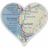 ロッカウェイORヴィンテージマップ シール (正面)