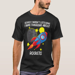 ロッカッコいいク女子男性へキッズロケット宇宙船 Tシャツ