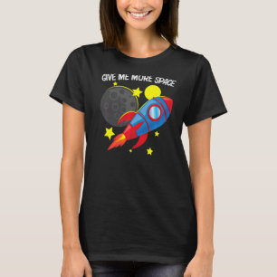 ロッカッコいいク女子男性へキッズロケット宇宙船 Tシャツ