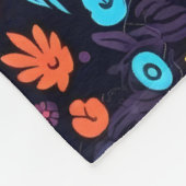 ロッカラフルスターパターン フリースブランケット (角)