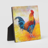 ロッカラフルスター・デジタ絵画ル・アート フォトプラーク (正面)