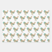 ロッカラフルスター ラッピングペーパーシート (正面3)