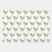 ロッカラフルスター ラッピングペーパーシート (正面2)