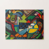 ロッカーに乗った娘 | Henry Lyman Saien ジグソーパズル (横)