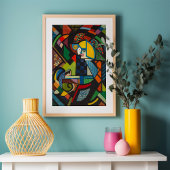 ロッカーに乗った娘 | Henry Lyman Saien ポスター