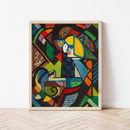 ロッカーに乗った娘 | Henry Lyman Saien ポスター