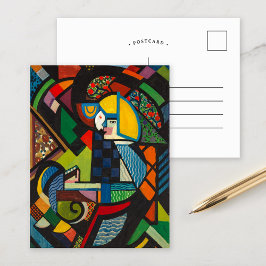 ロッカーに乗った娘 | Henry Lyman Saien ポストカード