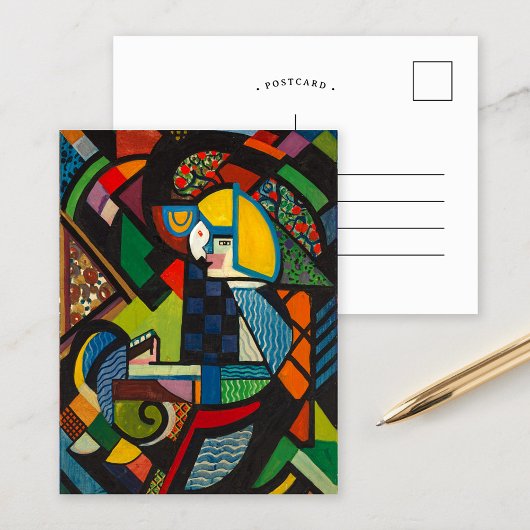 ロッカーに乗った娘 | Henry Lyman Saien ポストカード