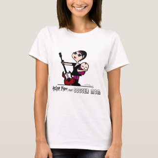 ロッカーのお母さんサッカーのお母さんではなく Tシャツ