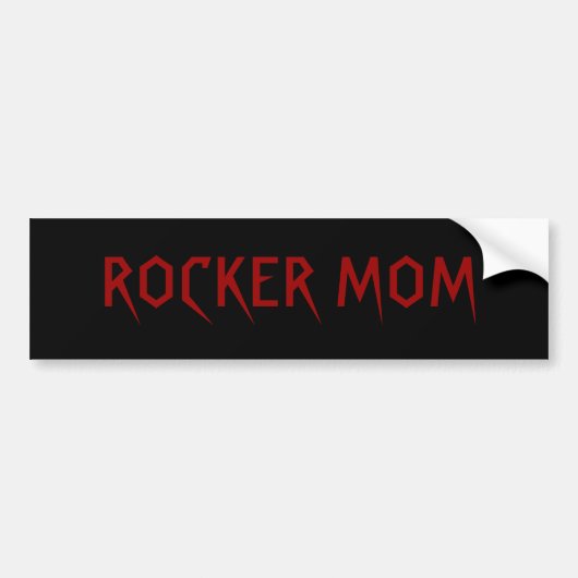 ロッカーのお母さん バンパーステッカー (正面)