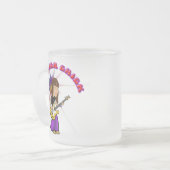 ロッカーのひよこのマグ フロストグラスマグカップ (正面左)