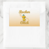 ロッカーのひよこ 長方形シール (バッグ)