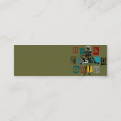 ロッカーのSkeletionのプロフィールか名刺 スキニー名刺 (裏面)