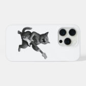 ロッカーキャットiPhoneケース iPhoneケース (裏面横)