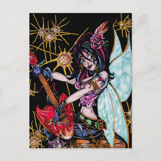 ロッカーシックケイティポストカード ポストカード (正面)