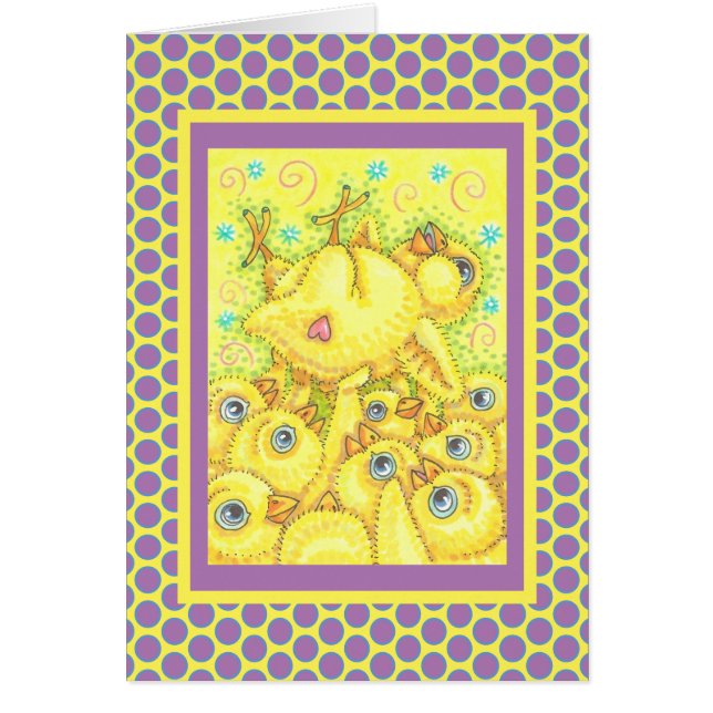 ロッカーシック、イースターモッシュピットノートグリーティングカードV (正面)