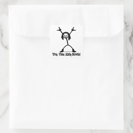 ロッカーステッカーのトップ10 スクエアシール (バッグ)