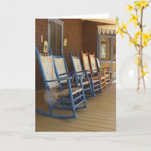 ロッカーズイン・アロー – Martha's Vineyard カード (黄色い花)