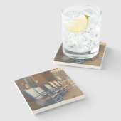 ロッカーズイン・アロー – Martha's Vineyard ストーンコースター (横)