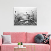 ロッカービル写真における水力金ゴールド採掘 キャンバスプリント (インサイチュ (リビング))