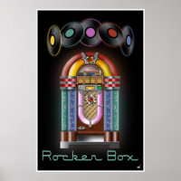 ロッカーボックスジュークボックスポスター