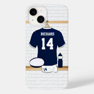 ロッカー室のパーソナライズなラグビージャージー Case-Mate iPhone 14ケース