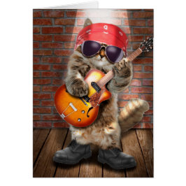 ロッカー猫-重金属猫-熱狂するな猫