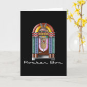 ロッカー箱のジュークボックス カード (黄色い花)