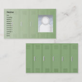 ロッカー-ビジネス 名刺 (正面/裏面)