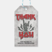 ロッカー – ロックをテーマにしたメッセージカード ギフトタグ (正面)