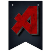 ロッカー – ロックスター – ロックンロールバナー バンティングフラッグ (第3の旗)