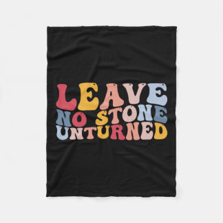 ロッキおもしろいング地質学離れ地質学No Ston フリースブランケット