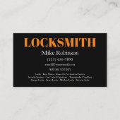 ロッキはっきりしたスモダン・サービス・ビジネス・カード 名刺 (正面)