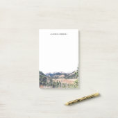 ロッキパーソナライズされたー山 ポストイット (デスク上)