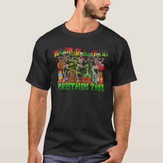 ロッキンのまわりにザクリスマスツリーのスケルトン遊のGui Tシャツ