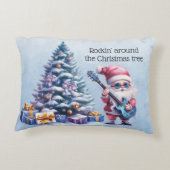 ロッキン'のまわりにザ・クリスマスツリーSanta Guitar Tre アクセントクッション (裏面)