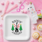ロッキンのまわりに・ザ・クリスマスツリー ペーパープレート (パーティー)