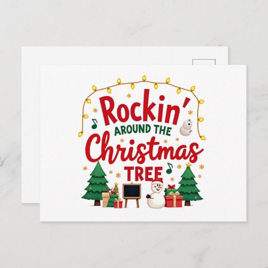 ロッキンのまわりに・ザ・クリスマスツリー ポストカード (正面/裏面)