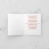 「ロッキンのまわりに・ザ・クリスマスツリー」猫カード シーズンカード (内部)