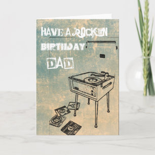 ロッキンの誕生日パパ!誕生日カード カード