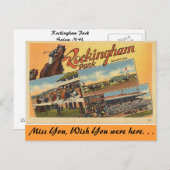 ロッキンガム公園からの挨拶 ポストカード (正面/裏面)