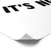 ロッキングおもしろいルーン ポスター (角)