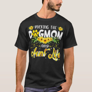 ロッキングと叔母の生活かわいい犬は母親を愛ダ Tシャツ