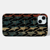 ロッキングインザアメリカのシックな色あせたカラーヴィンテージ57' Case-Mate iPhoneケース (裏面 (横))