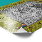 ロッキングウマテディベアのフォトフレーム フォトプリント (角)