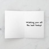 ロッキングギター誕生日カード カード (内部)