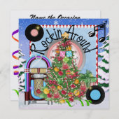 ロッキングクリスマスパーティー- SRF 招待状 (正面/裏面)